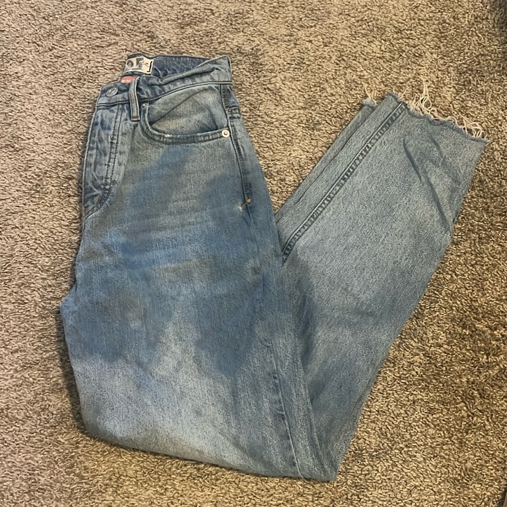 High Rise Raw Hem